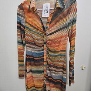 Blush St Matthews Mess see through dress size M brand new